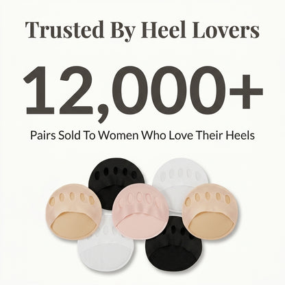 Forefoot Cushion Pads — Wear Heels Longer Without Burning Foot Pressure