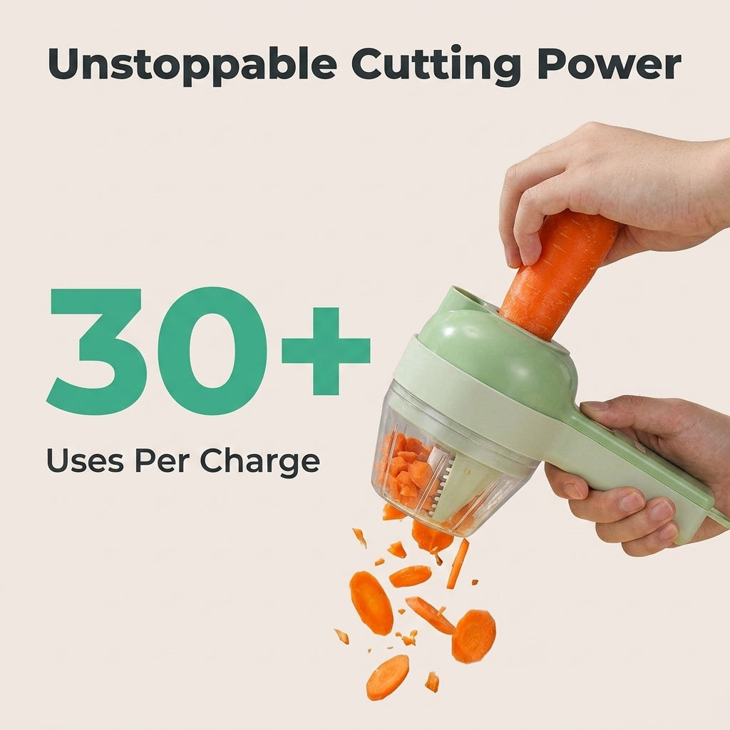 4-in-1 Smart Kitchen Chopper™ – Chop, Mince & Prep in Seconds