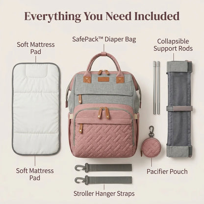Diaper Bag - Organized and a Safe Place for Baby Anywhere