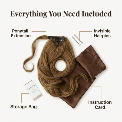 Ponytail Extension - Natural Look & Feel