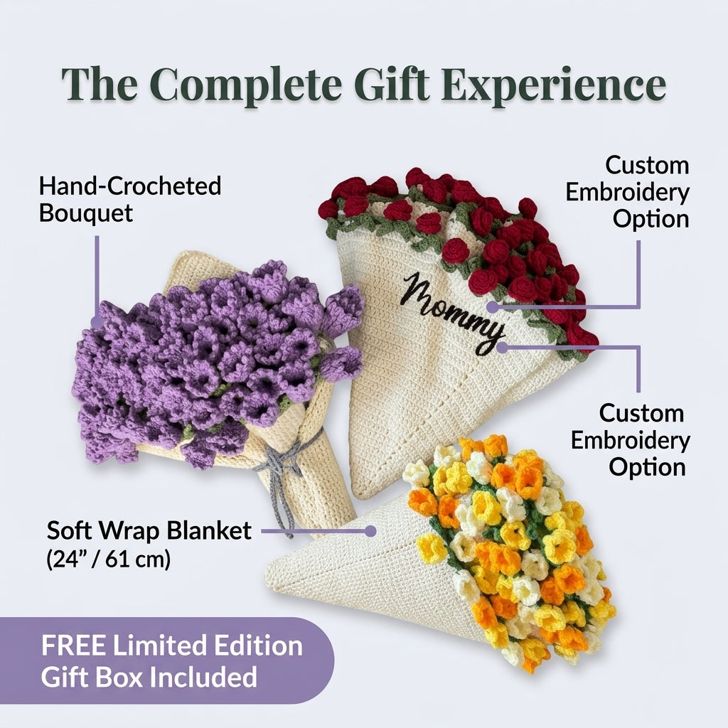 Crochet Rose - Lasting Flowers Without Wilting