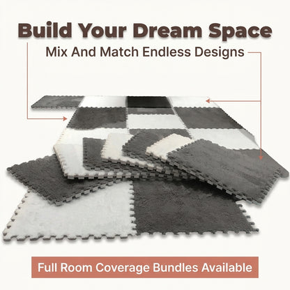Ultra-Soft Plush Rug Tiles — Cozy Comfort Without Replacing Your Whole Floor