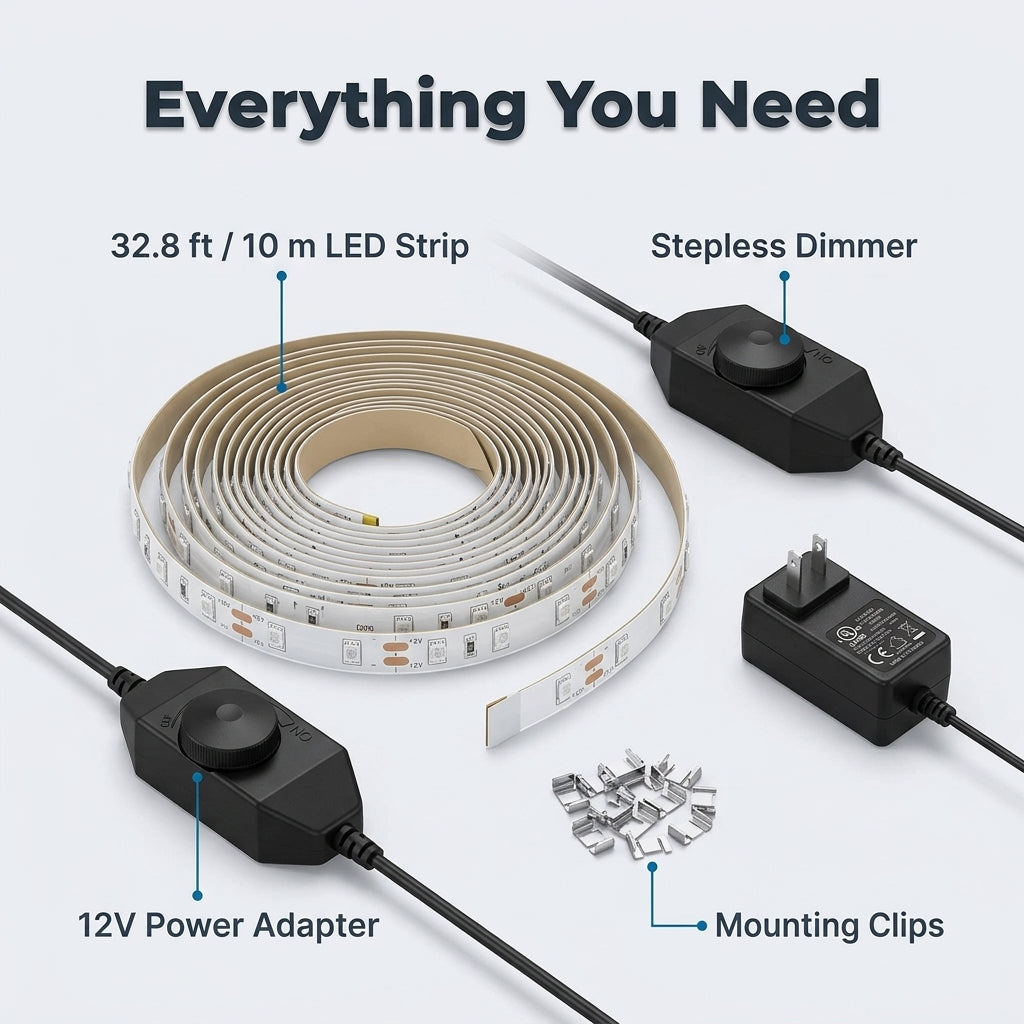 Motion Sensor LED Strip — Hands-Free Light Without Wiring Or Switches