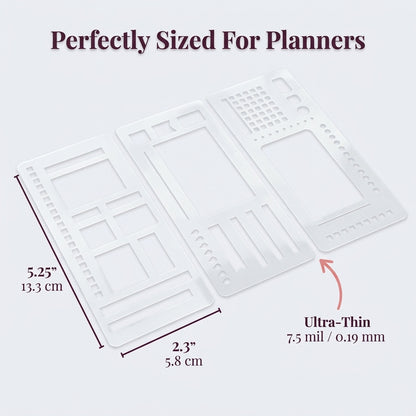 Flexible Planner Stencil Set — Cleaner Journal Layouts Without Rulers Or Messy Lines