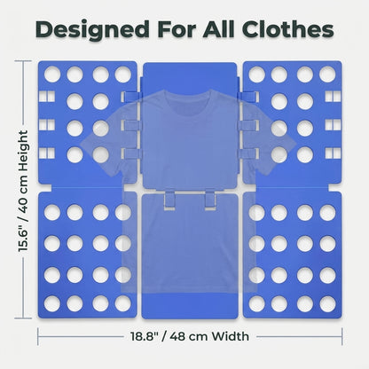 Clothes Fast-Folding Board — Neat Laundry Folds Without Wasting Time
