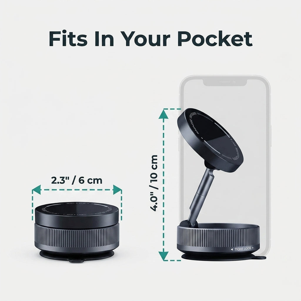 Magnetic Phone Mount Stand — Hands-Free Viewing Without Bulky Tripods
