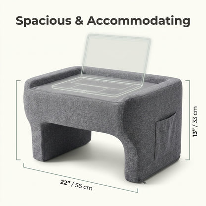 Memory Foam Lap Desk — Comfortable Work, Reading & Relaxing Without A Hard Desk