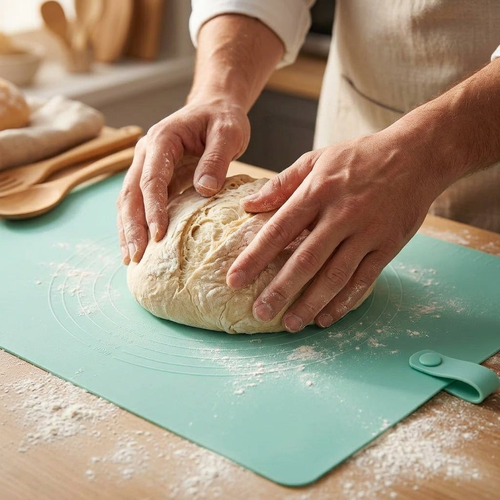 Extra Large Silicone Kitchen Mat — Cleaner Food Prep Without Messy Countertops