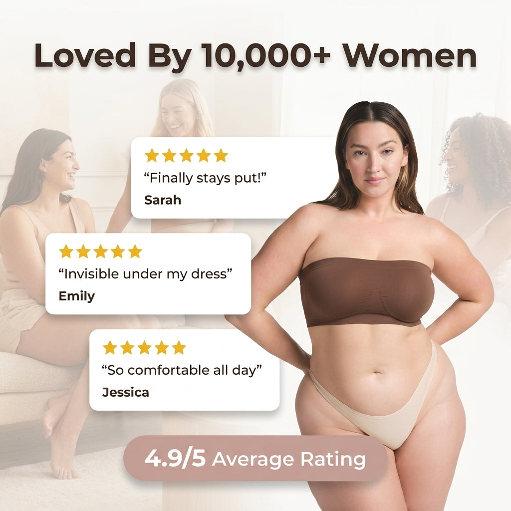 Strapless Seamless Bra — Effortless Support Without Visible Straps