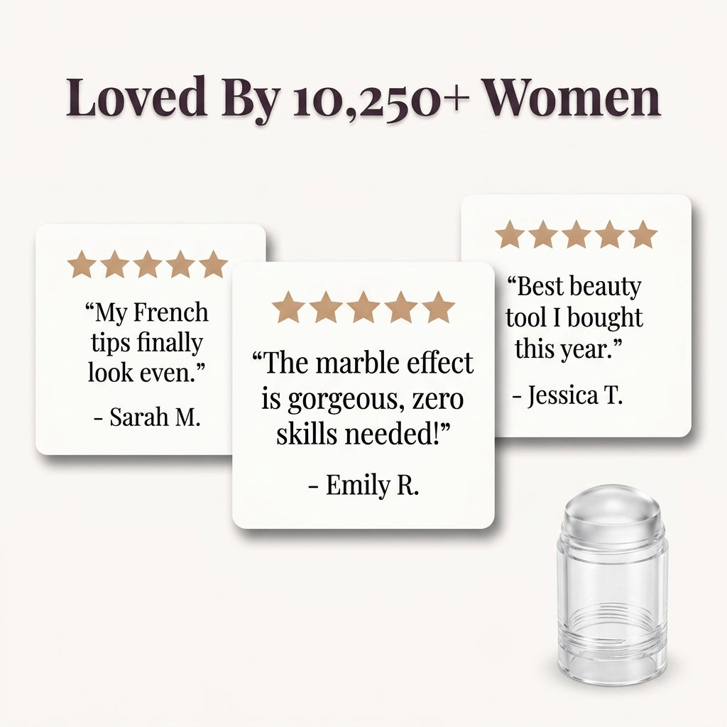 Silicone Nail Stamp — Salon-Style Nail Art Without Shaky Hands