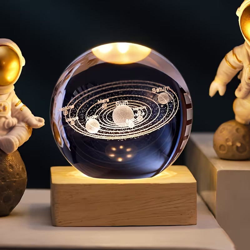 3D Crystal Solar Sphere — Bring A Mini Universe Into Your Home