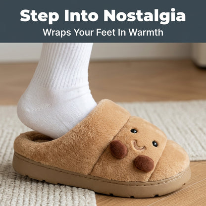 Croissant Plush Slippers — Cozy Warmth Without Boring House Shoes