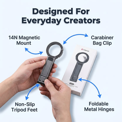 MagSafe Phone Tripod — Film Hands-Free Without Bulky Gear