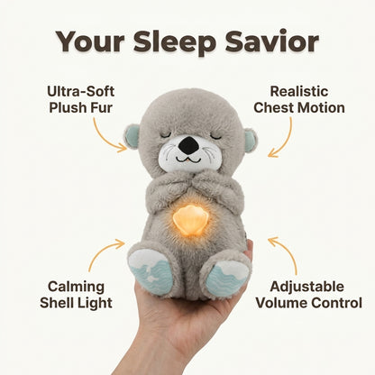 Breathing Otter Sleep Plush — Calming Bedtime Comfort Without Harsh Lights Or Screens