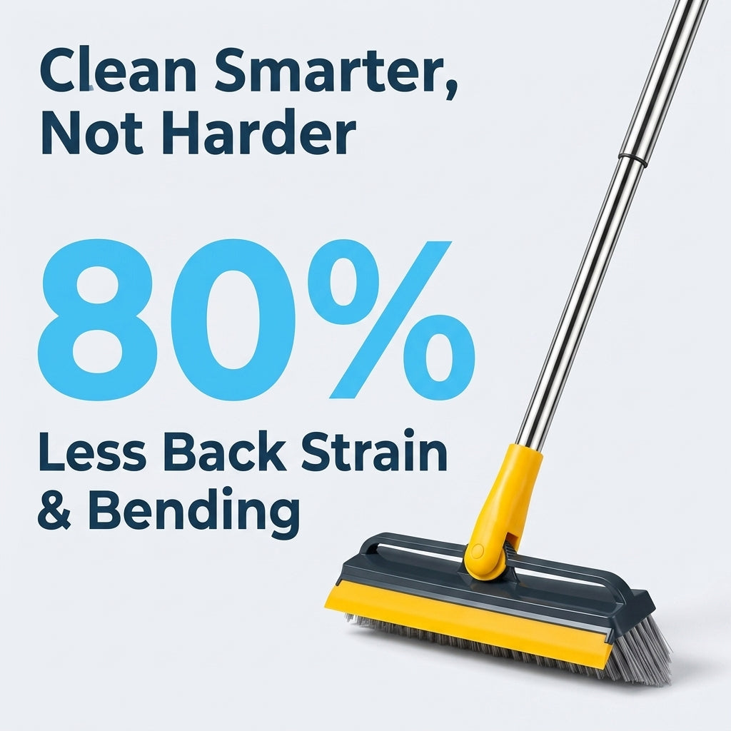 3-in-1 Rotating Deep-Clean Brush — Scrub, Rinse & Dry Without Switching Tools