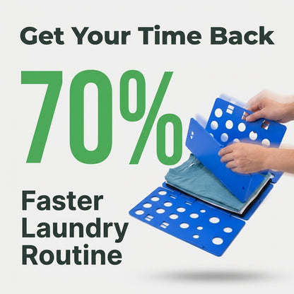 Clothes Fast-Folding Board — Neat Laundry Folds Without Wasting Time