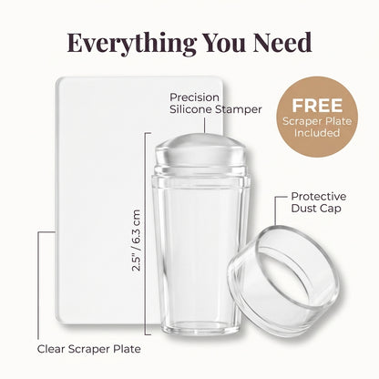 Silicone Nail Stamp — Salon-Style Nail Art Without Shaky Hands