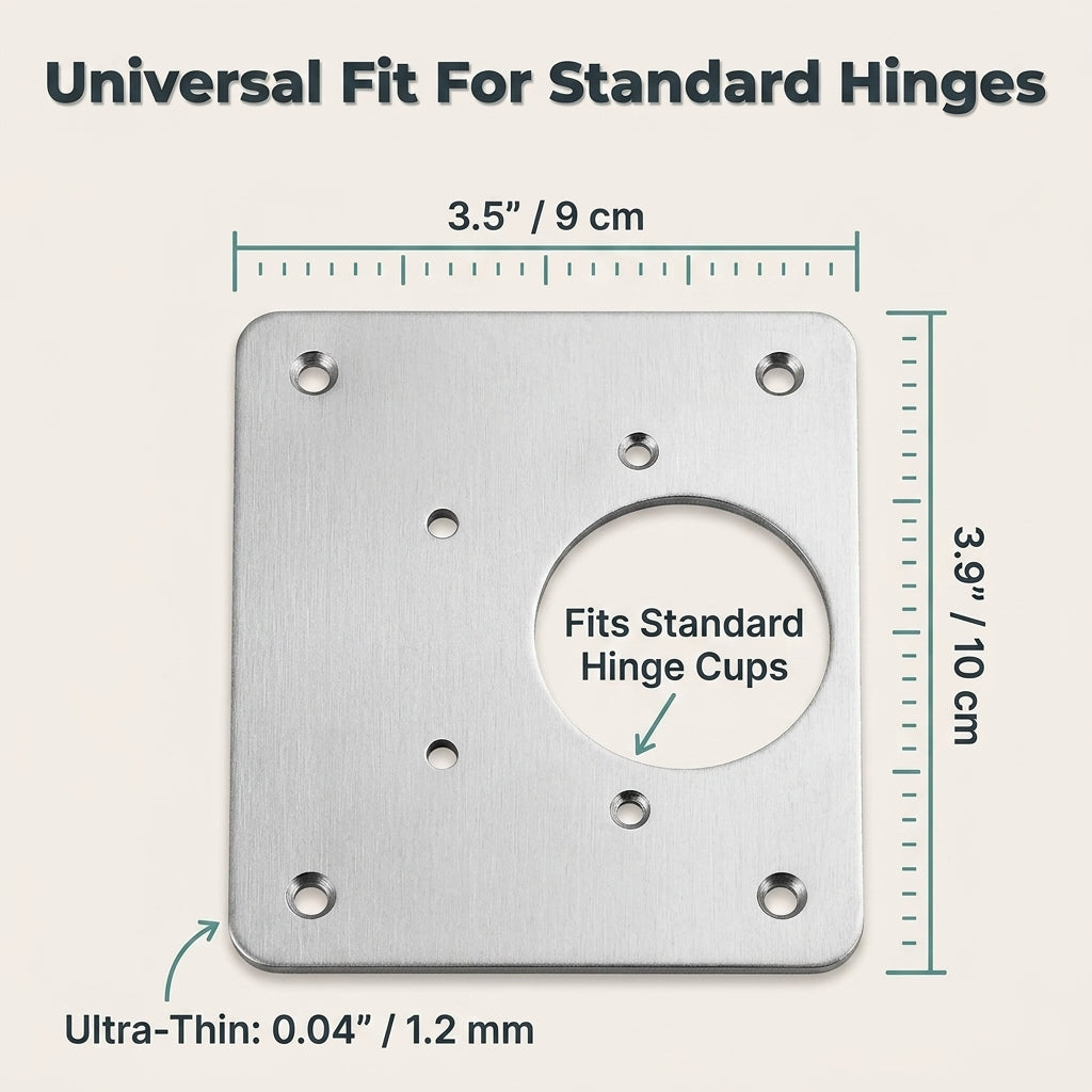 Door Hinge Repair Kit — Fix Loose Cabinet Hinges Without Replacing The Door