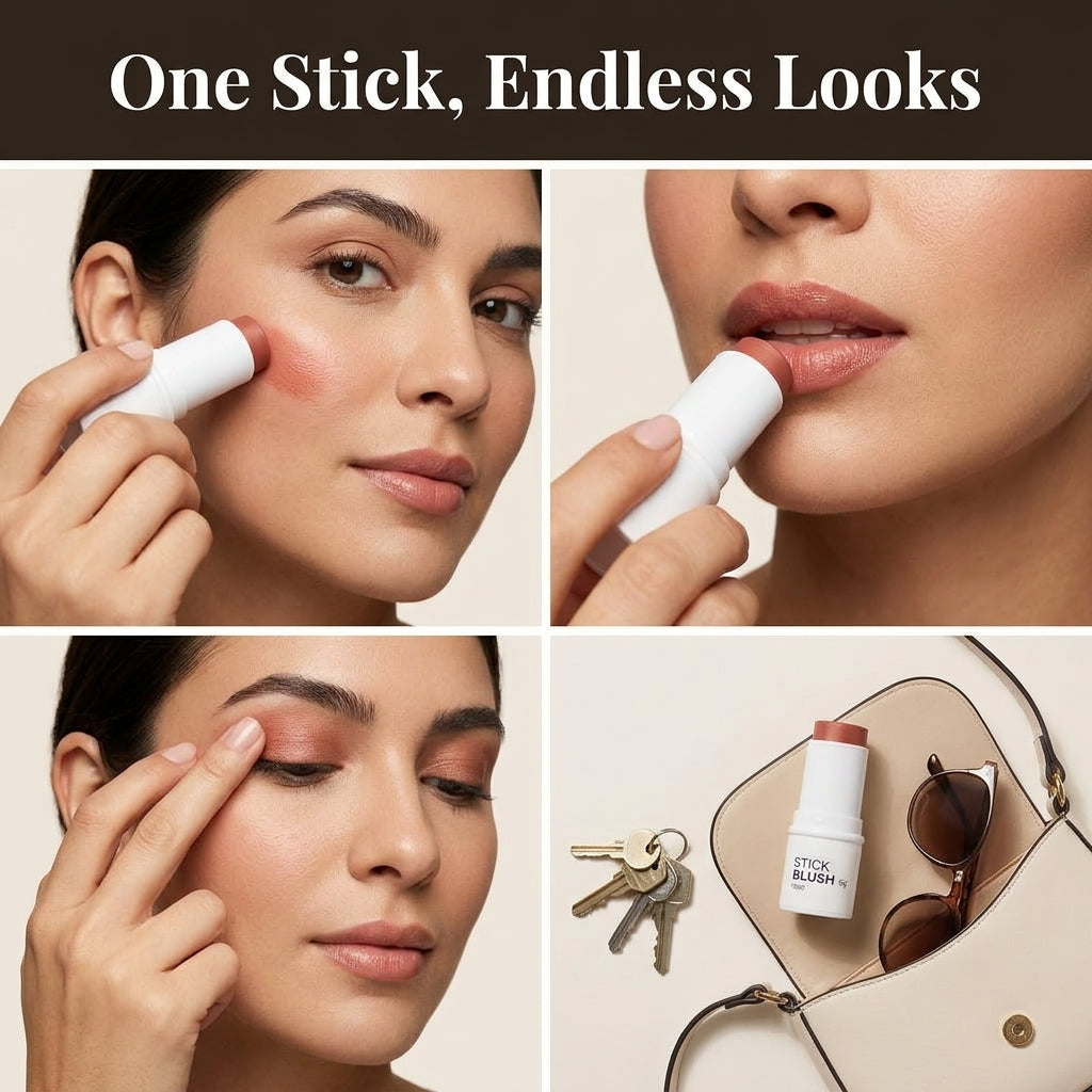 Multibrug Makeup Stick — Glød, fugt og farve uden tung makeup