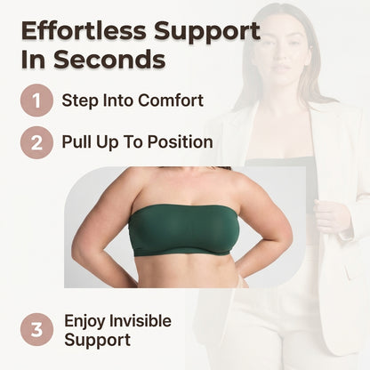 Strapless Seamless Bra — Effortless Support Without Visible Straps