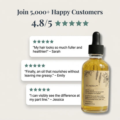Veganic Hair Growth Oil — Fuller-Looking Hair Without Heavy Greasy Oils
