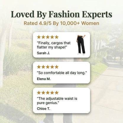 Adjustable Cargo Pants — Flattering Comfort That Shapes Your Figure Instantly