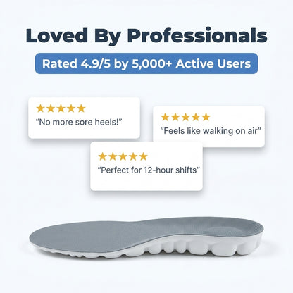 Memory Foam Comfort Insoles — All-Day Cushioning Without Heavy Foot Fatigue