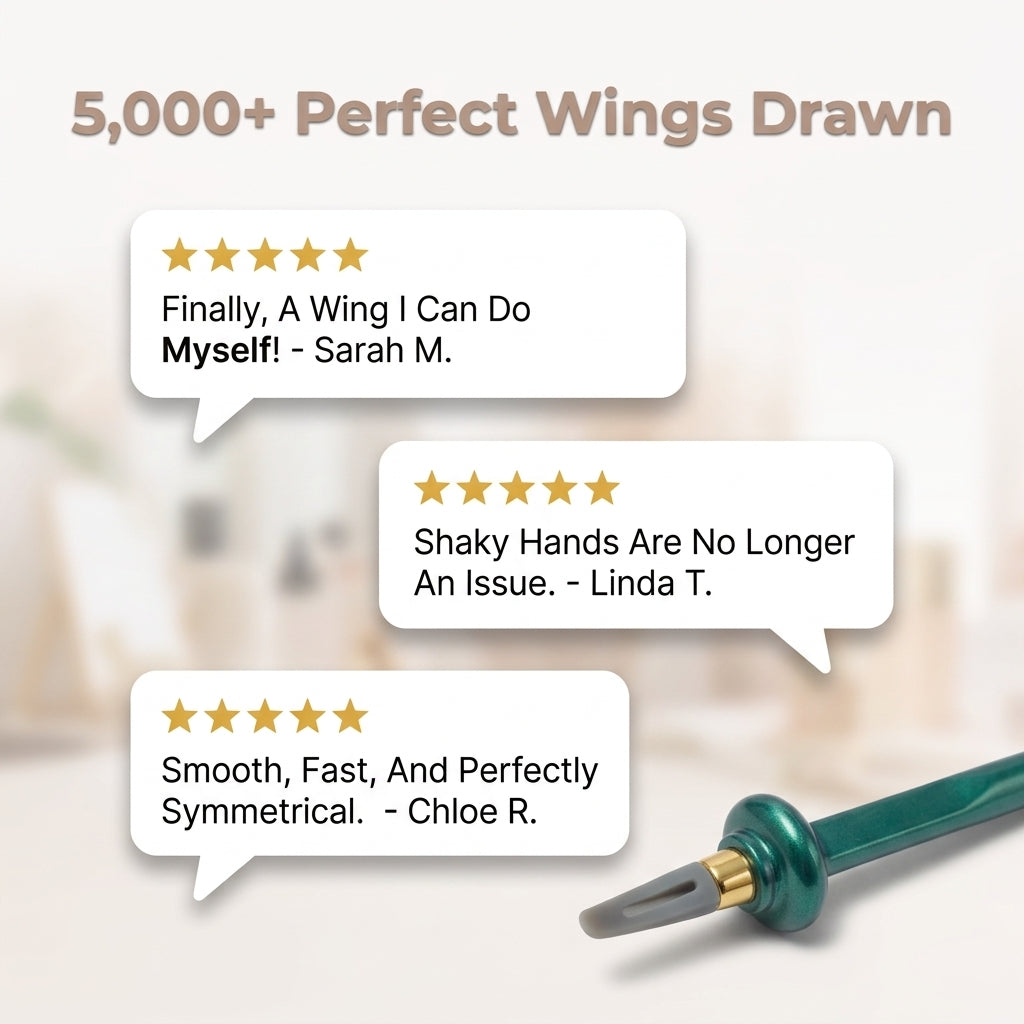 Precision Silicone Eyeliner Tool Set — Clean Wings Without The Struggle
