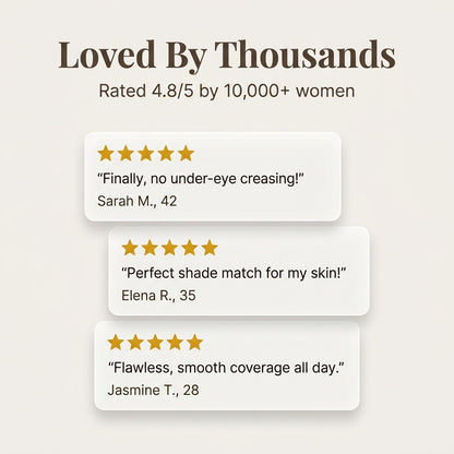 40 Shade Soft Matte Concealer - Even Skin Tone Without Midday Creasing
