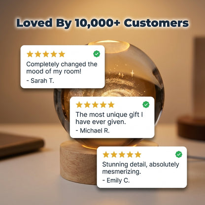 3D Crystal Solar Sphere — Bring A Mini Universe Into Your Home