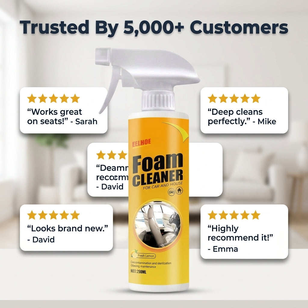 Multi-Surface Foam Cleaner — Deep Clean Results Without The High Price