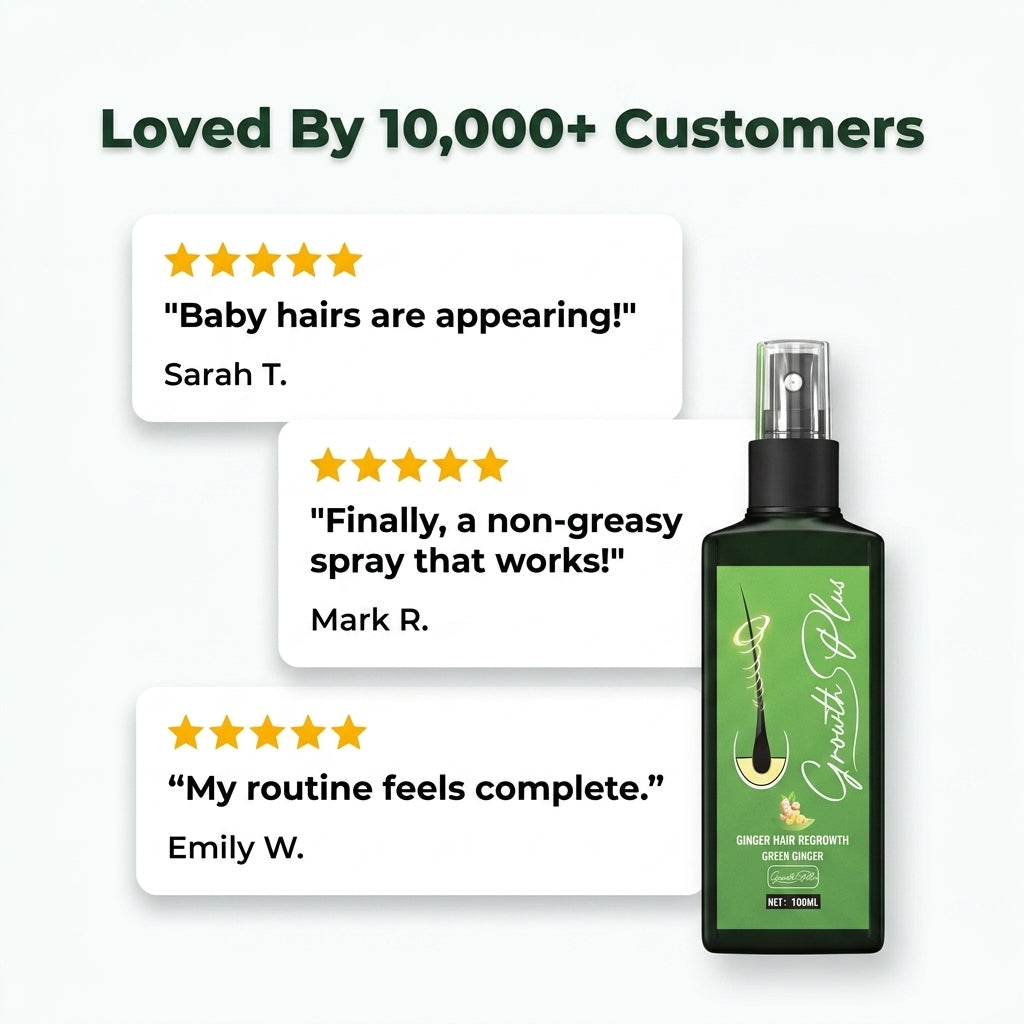 Nourishing Ginger Hair Spray — Fuller-Looking Hair With Daily Scalp Care