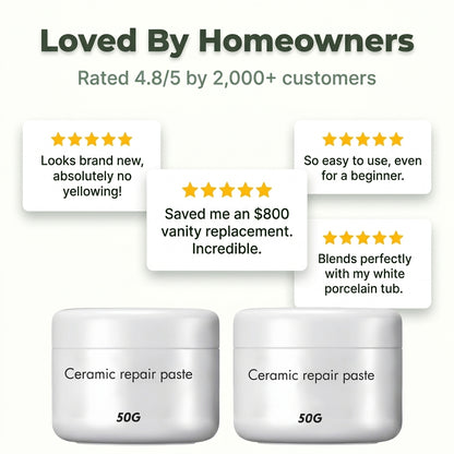 Ceramic Repair Paste - Fix Cracks Without Replacing Surfaces