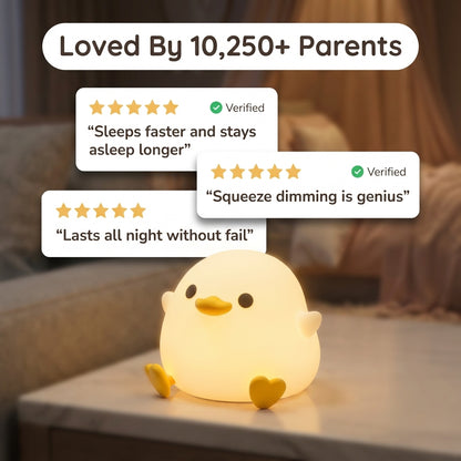 Kids Duck Night Light — Comforting Bedtime Glow Without Harsh Room Light