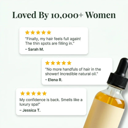 Natural Hair Growth Oil — Nourishes The Scalp For Fuller-Looking Hair
