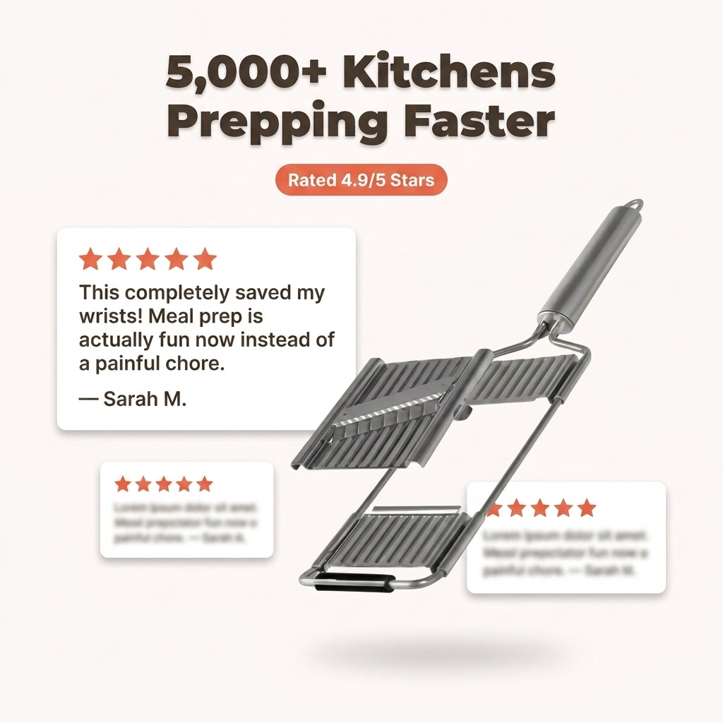 Manual Multi Slicer - Faster Dinner Prep Without Repetitive Knife Strain