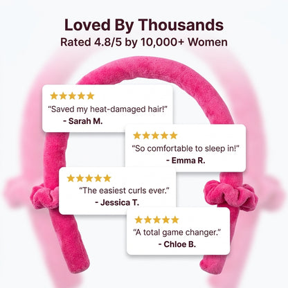 Heatless Curling Band — Wake Up To Soft Curls Without Heat Damage