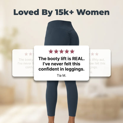 Formázó emelő leggings — Simább derék és emelt ívek szorítás nélkül