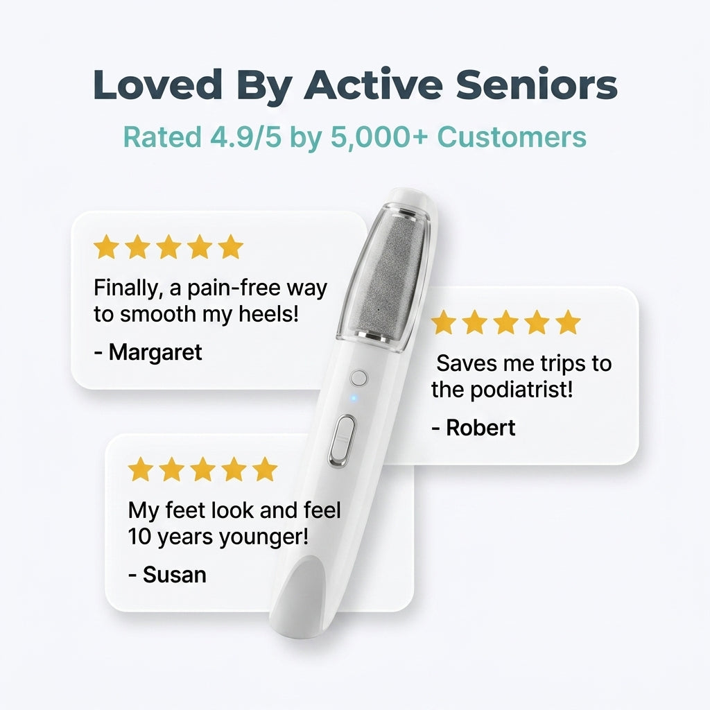 Electric Callus Remover — Silky Soft Heels Without Salon Visits
