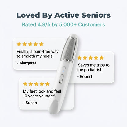 Electric Callus Remover — Silky Soft Heels Without Salon Visits