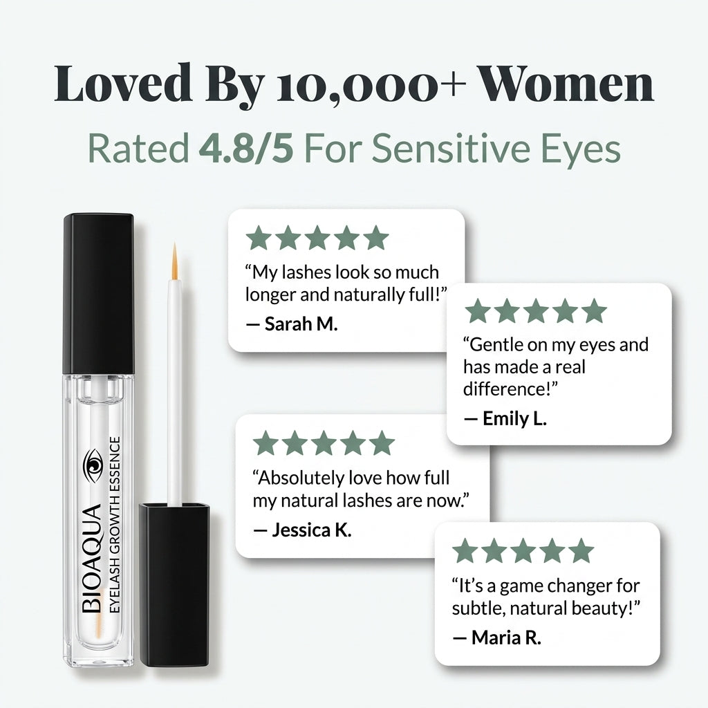 Eyelash Growth Serum - Thick Natural Lashes Without Extensions