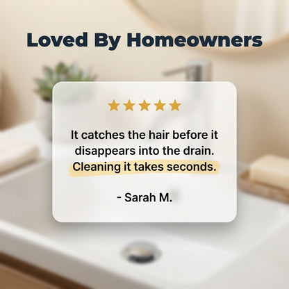 Sink Drain Filter Stopper - Stress Free Cleanup Without Constant Drain Clogs