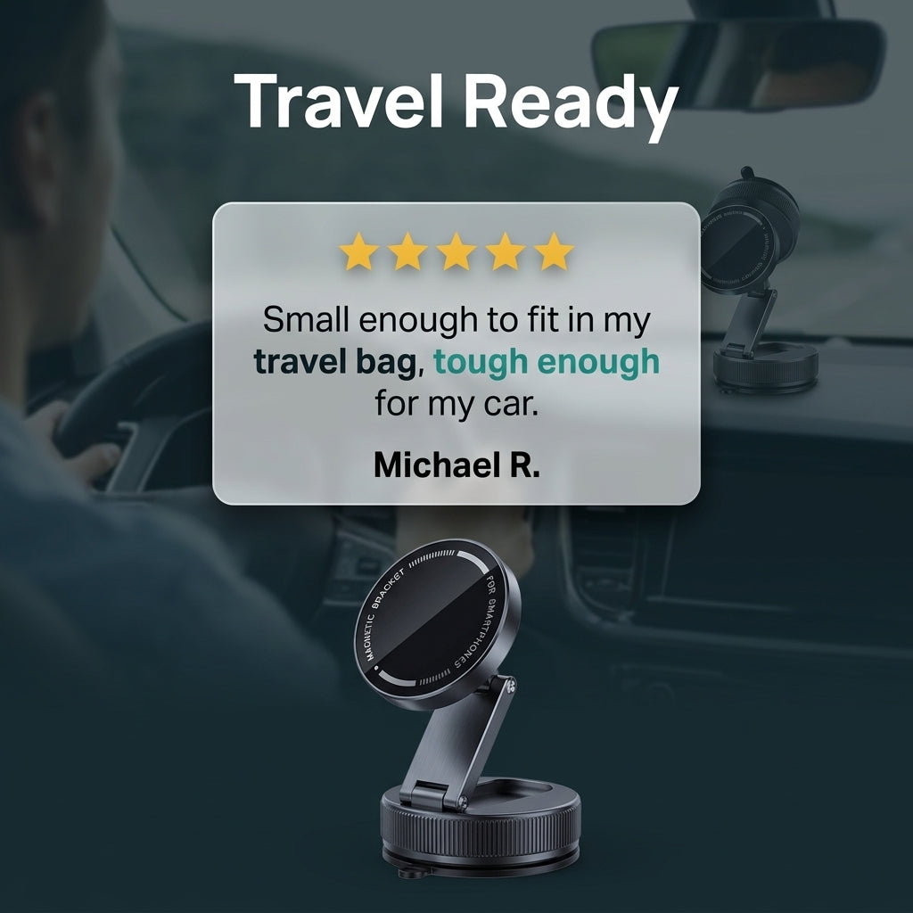 Magnetic Phone Mount Stand — Hands-Free Viewing Without Bulky Tripods