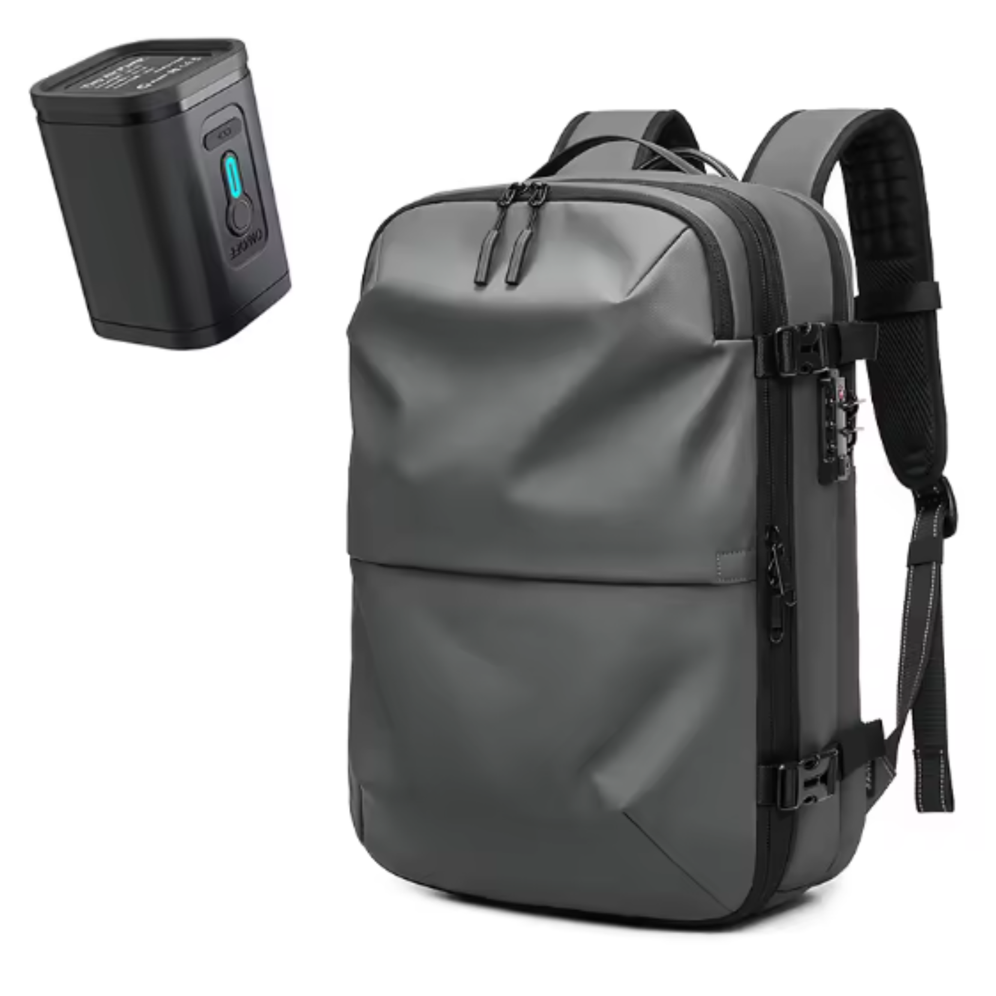 Vacuum Compression Travel Backpack — Pack More Without Checking A Bag