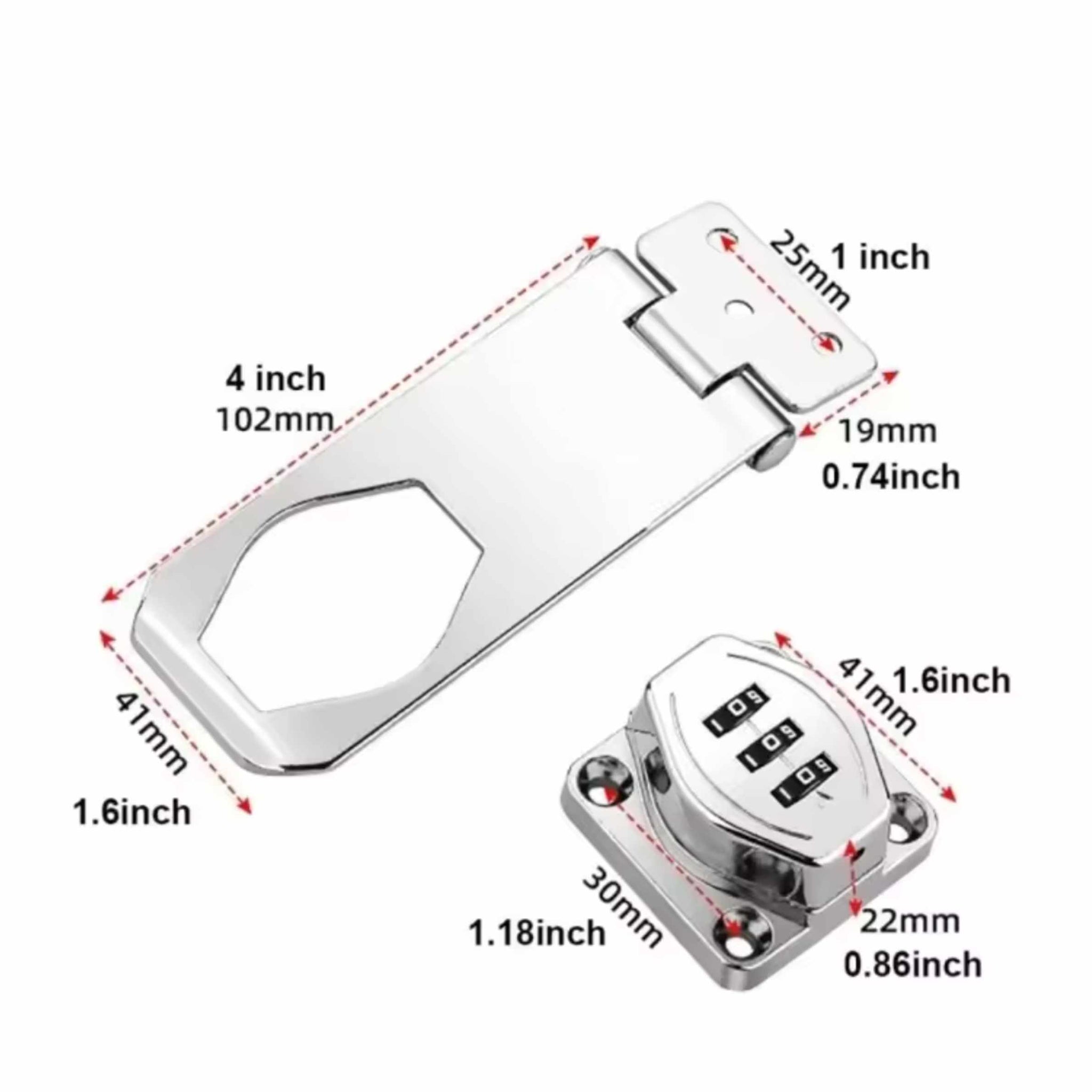 Heavy-Duty Combination Gate Lock - Secure Outdoor Spaces Without Keys