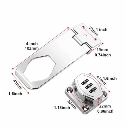 Heavy-Duty Combination Gate Lock - Secure Outdoor Spaces Without Keys