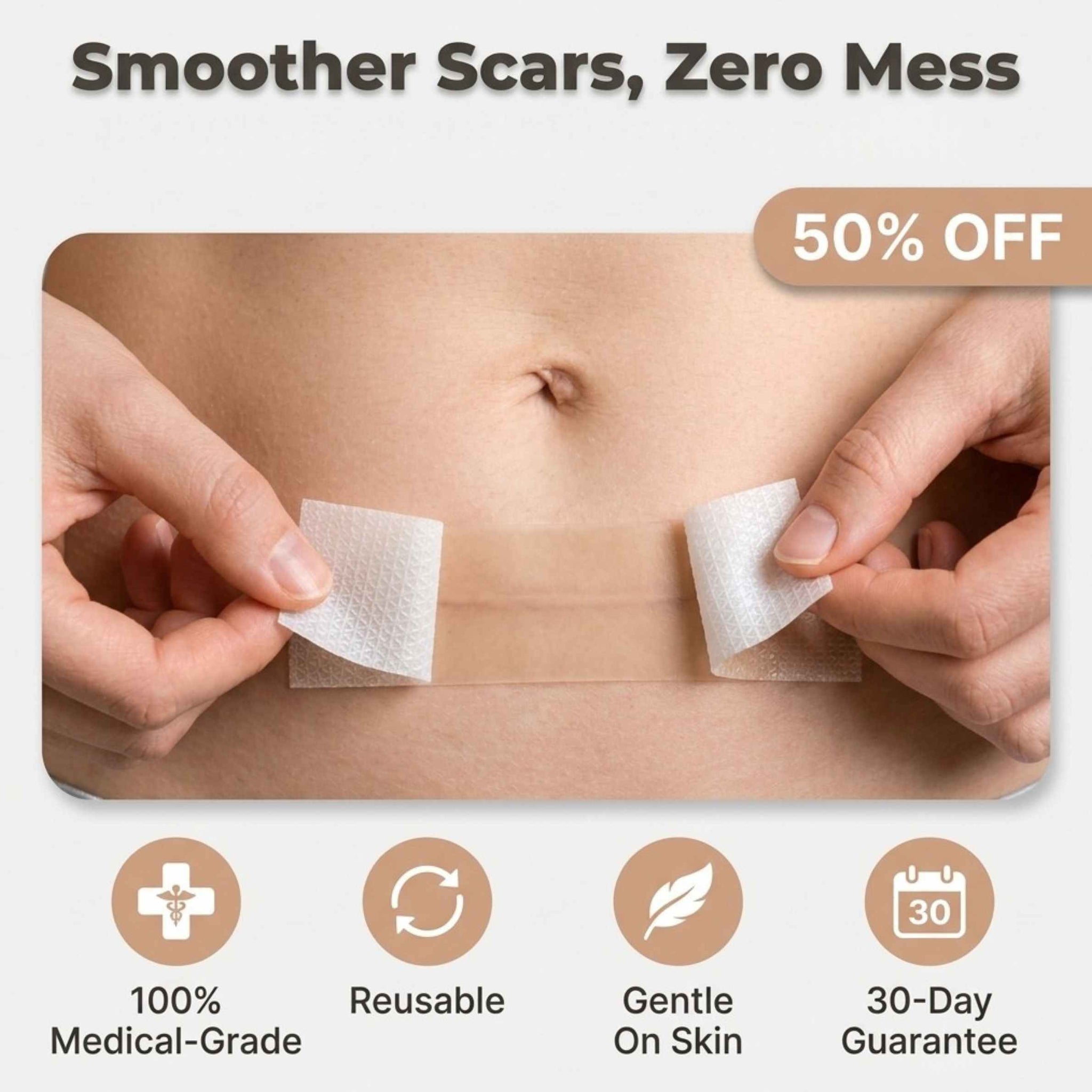 Silicone Scar Sheet Roll — Smoother-Looking Scar Care Without Messy Creams