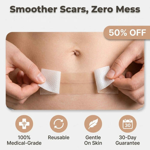 Silicone Scar Sheet Roll — Smoother-Looking Scar Care Without Messy Creams