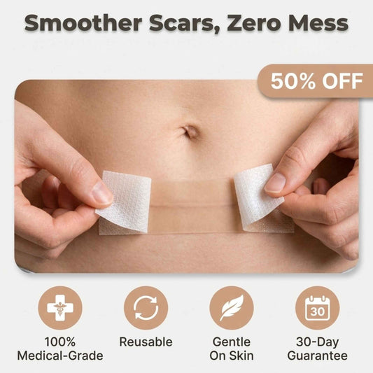 Silicone Scar Sheet Roll — Smoother-Looking Scar Care Without Messy Creams