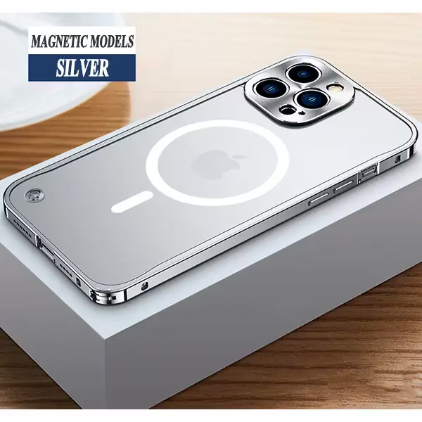 Magnetický kryt na iPhone ze slitiny — silná ochrana bez zbytečné váhy